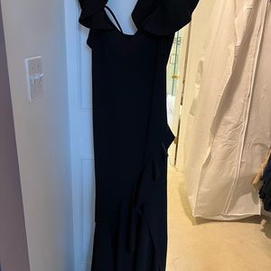 Black evening gown